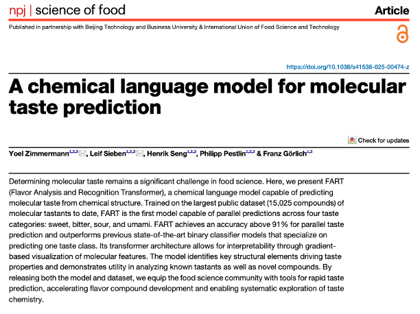 Chemical language model publication